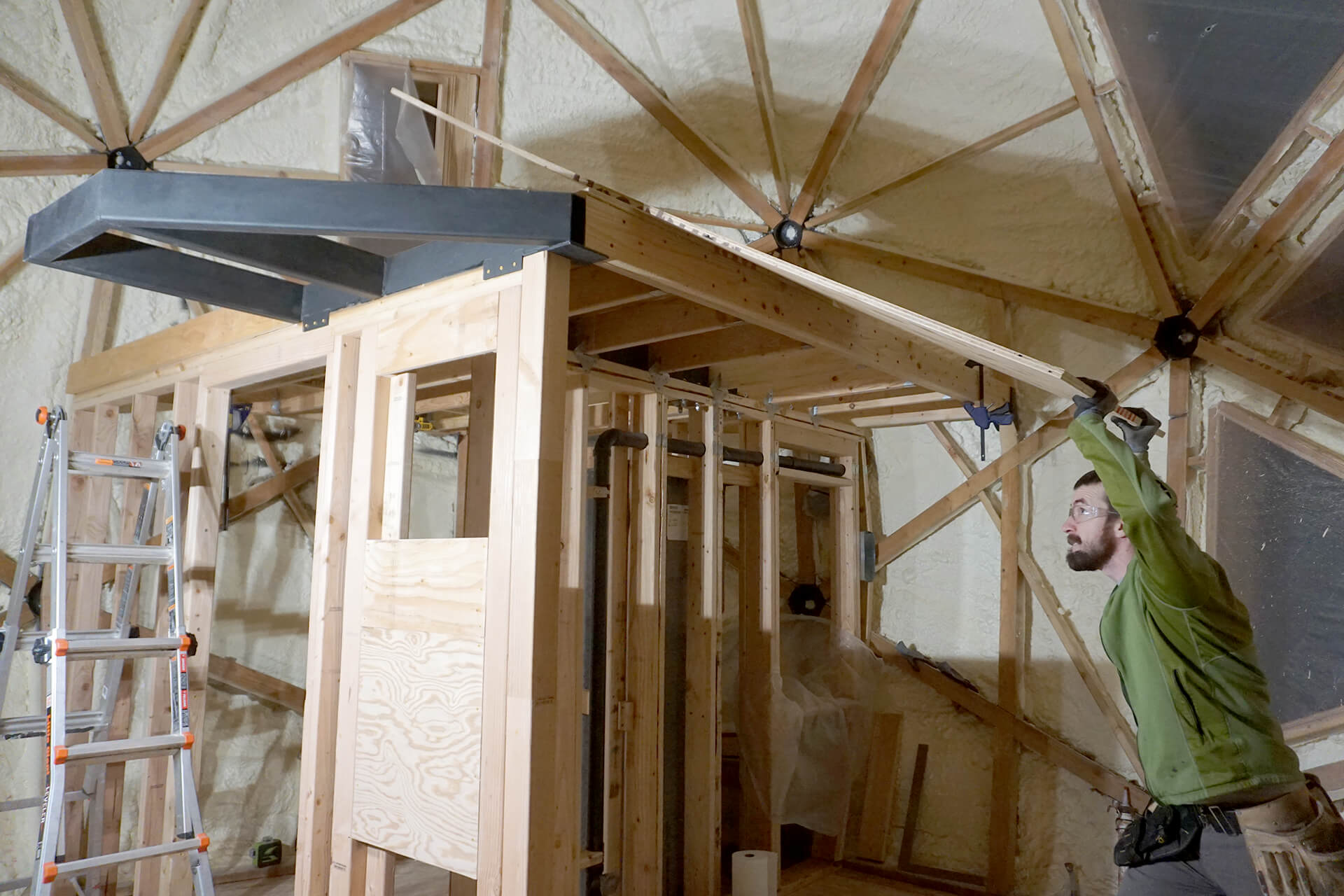 Room framing subfloor photo number 02.