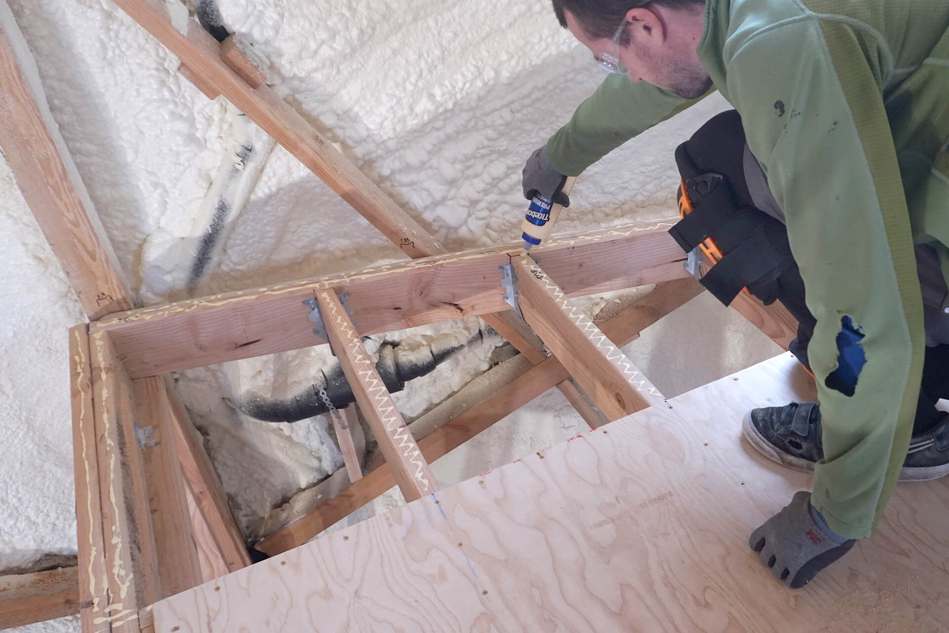 Room framing subfloor photo number 09.
