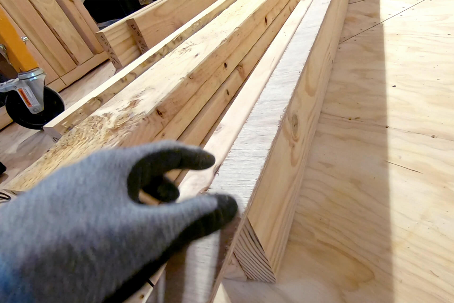 Room framing walls photo number 08.