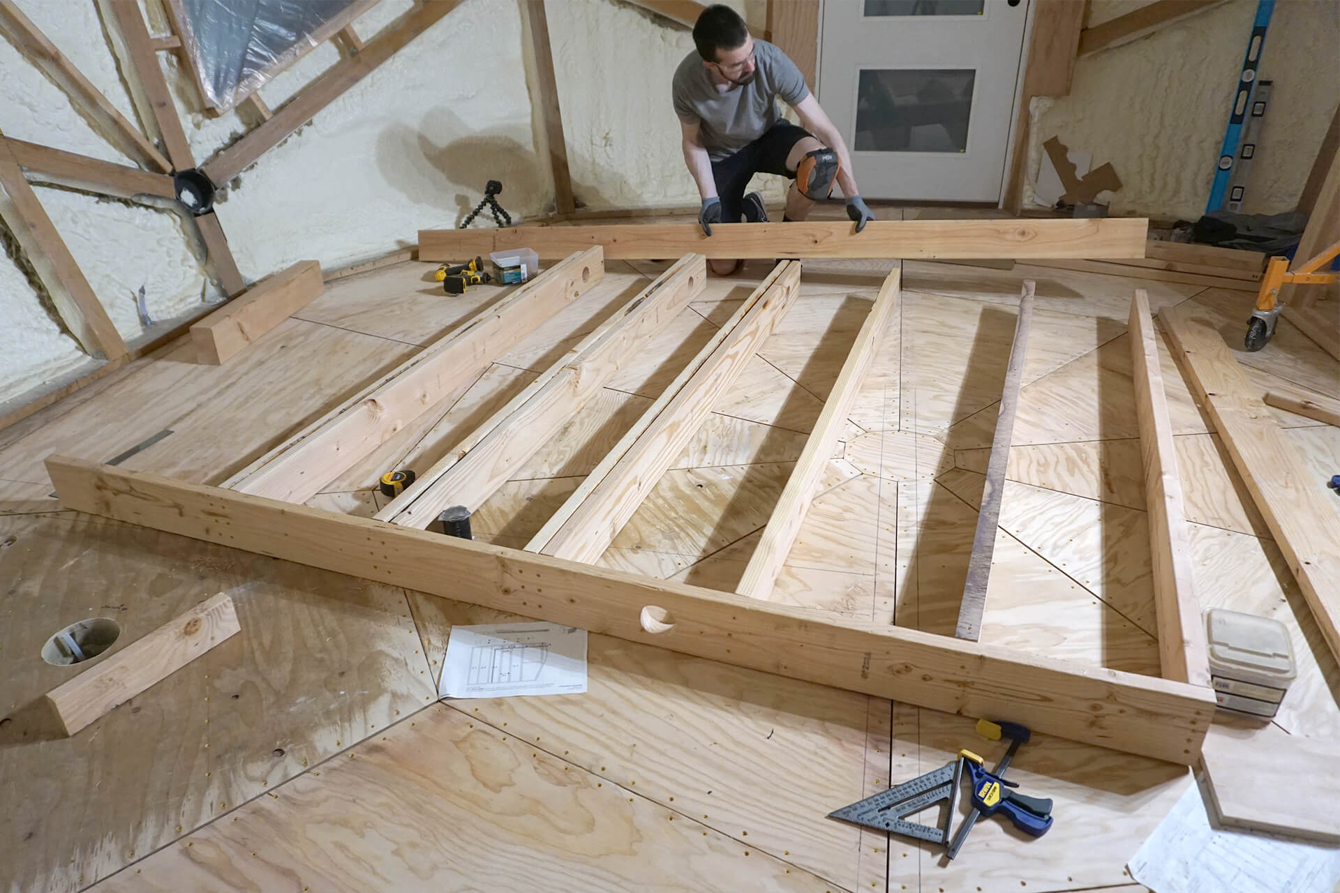 Room framing walls photo number 09.